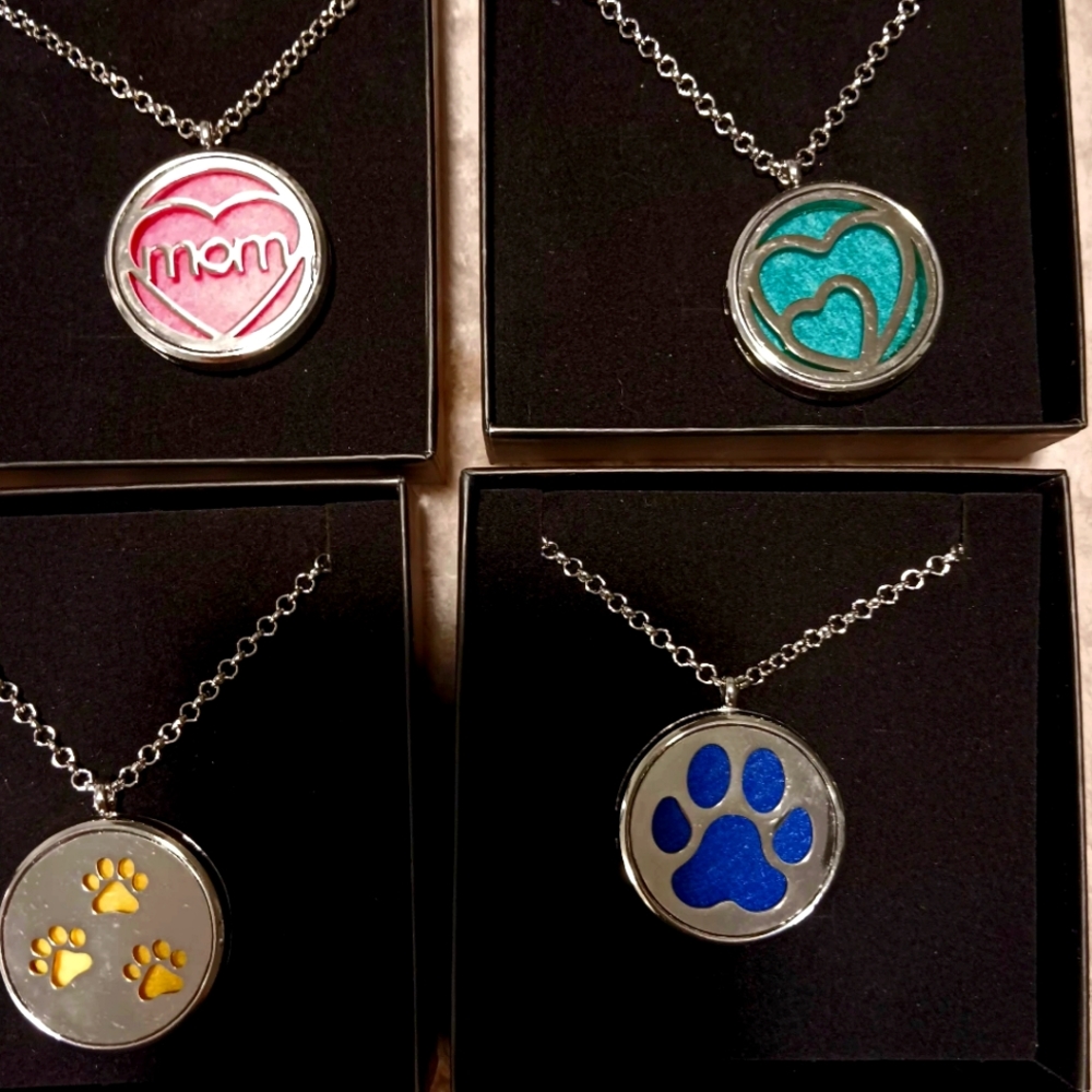 NWT! 317L Surgical Stainless Steel Essential Oil Locket Necklace